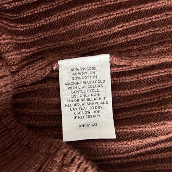 NWT Halogen Pouf Sleeve Viscose Blend Sweater Size XS - Picture 5 of 7